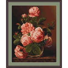 Оригинал схемы вышивки «розы» (№192407)