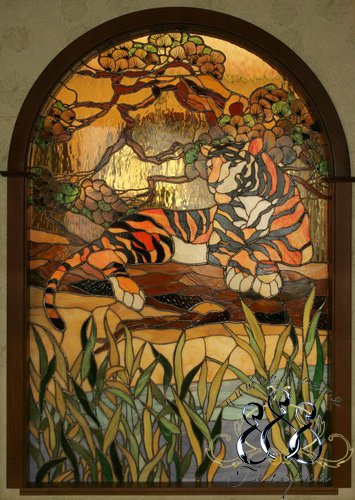 ИНТЕРЬЕРНОЕ ПАННО" ВИТРАЖНАЯ ТЕХНИКА" - оригинал