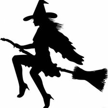 Схема вышивки «ведьмочка»