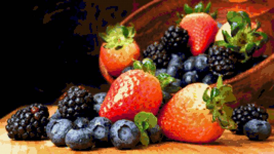 ягодки - фрукты, клубника, натюрморт, ягоды - предпросмотр