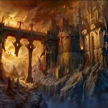 Схема вышивки «Замок»