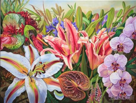 цветы - орхидея, букет, цветы, цветок - оригинал