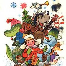 Схема вышивки «Открытка»