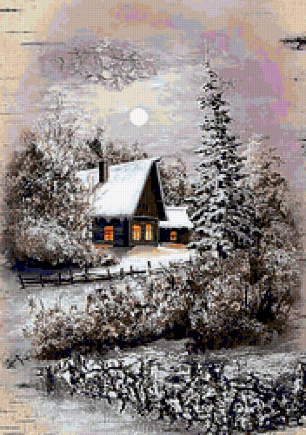 Избушка - избушка, зима - предпросмотр