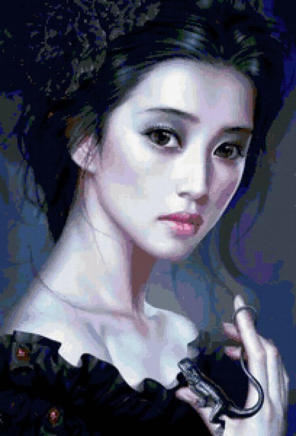 Девушки от Ешуи Танг - женщина, девушка, красота женщины, ешуи танг, фэнтези - предпросмотр