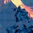 Предпросмотр схемы вышивки «горы» (№193827)
