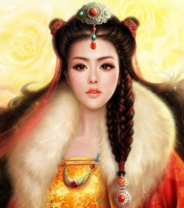 Красота женщины - женщина, ruoxing zhang, красота женщины, девушка, фэнтези - оригинал