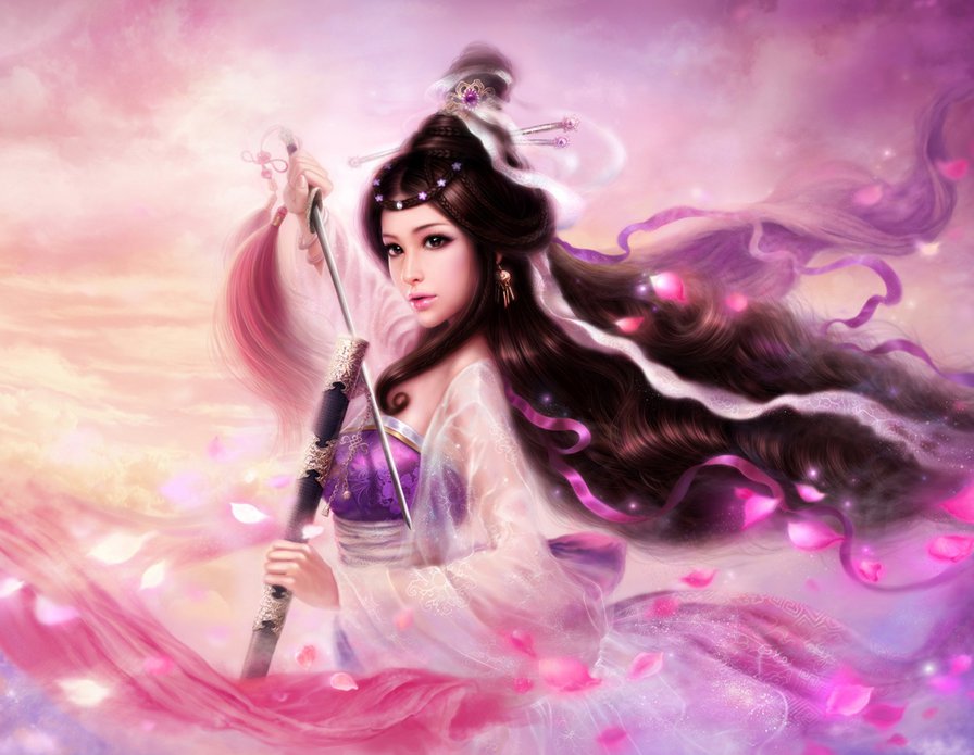 Красота женщины - девушка, фэнтези, женщина, ruoxing zhang, красота женщины - оригинал