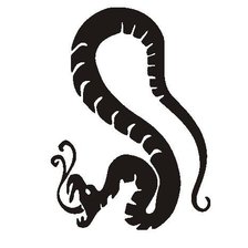 Оригинал схемы вышивки «змея» (№193989)