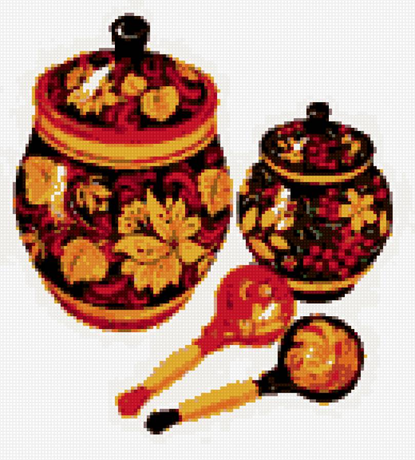 хохлома - хохлома, для кухни - предпросмотр