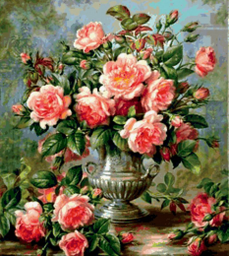 цветы - натюрморт, букет, цветы, , романтика, природа - предпросмотр