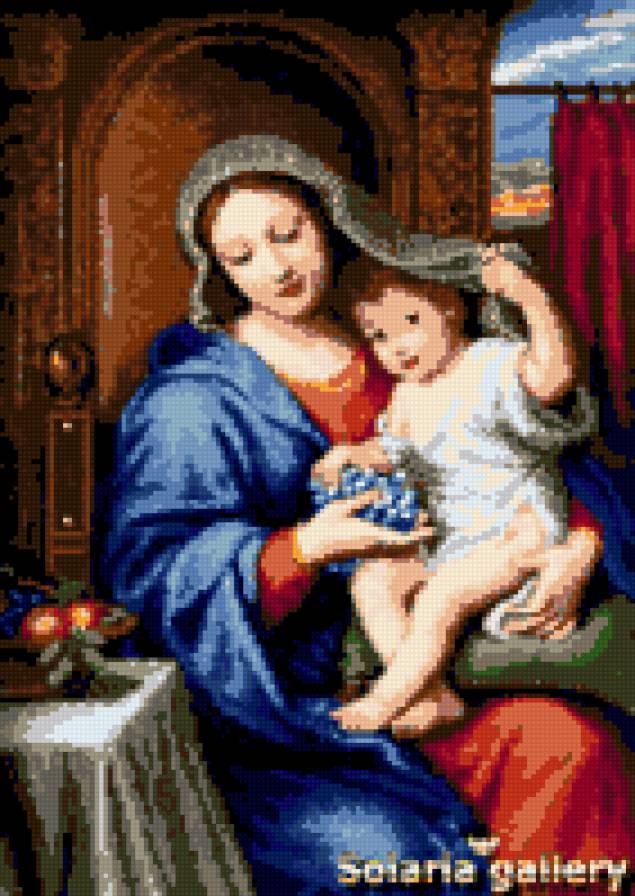 мадона с гроздето - предпросмотр