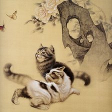 Схема вышивки «кот2»