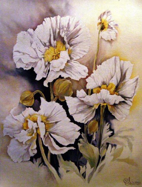 маки - мак, цветы, картина, букет, маки - оригинал