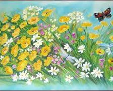 Схема вышивки «полевые цветы»