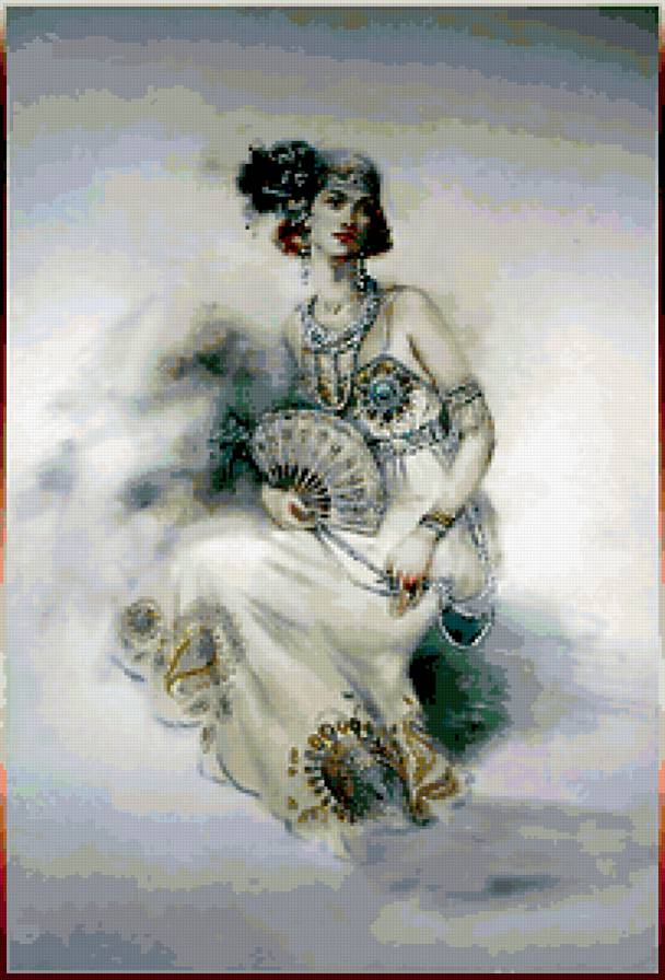 Женские образы - девушка, женские образы, картина, портрет - предпросмотр