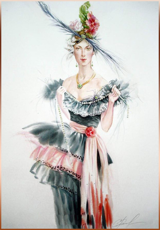 Женские образы - девушка, портрет, женские образы, картина - оригинал