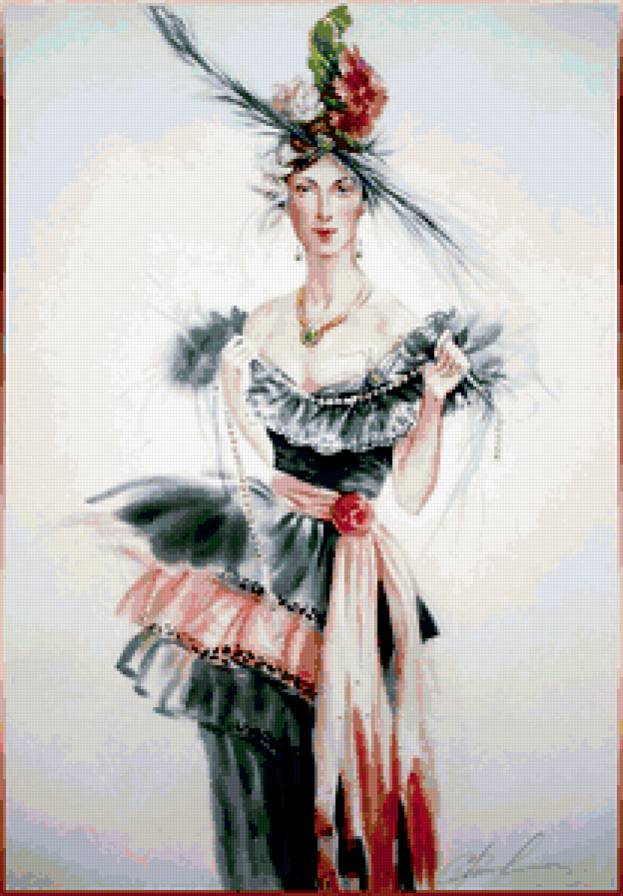 Женские образы - портрет, женские образы, картина, девушка - предпросмотр