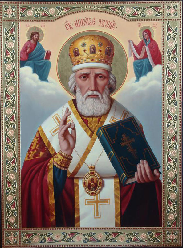 Икона Святой Николай Чудотворец - православные иконы, божество, религия, икона, картина, святые, иконы - оригинал