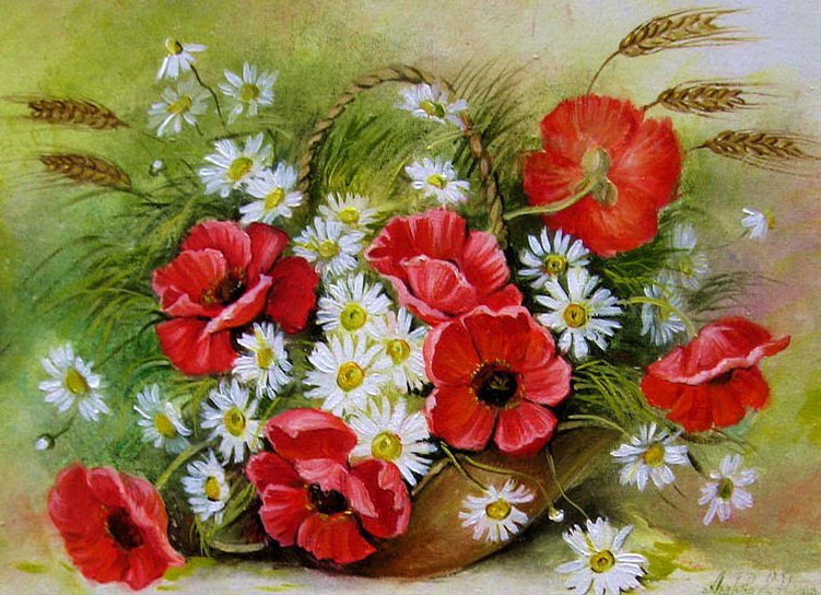 цветы - цветы, романтика, , букет, натюрморт, природа - оригинал