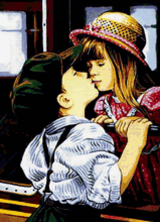 Прощание в поезде - предпросмотр