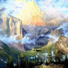 Схема вышивки «Пейзаж»