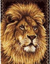 Оригинал схемы вышивки «Благородный лев» (№197487)