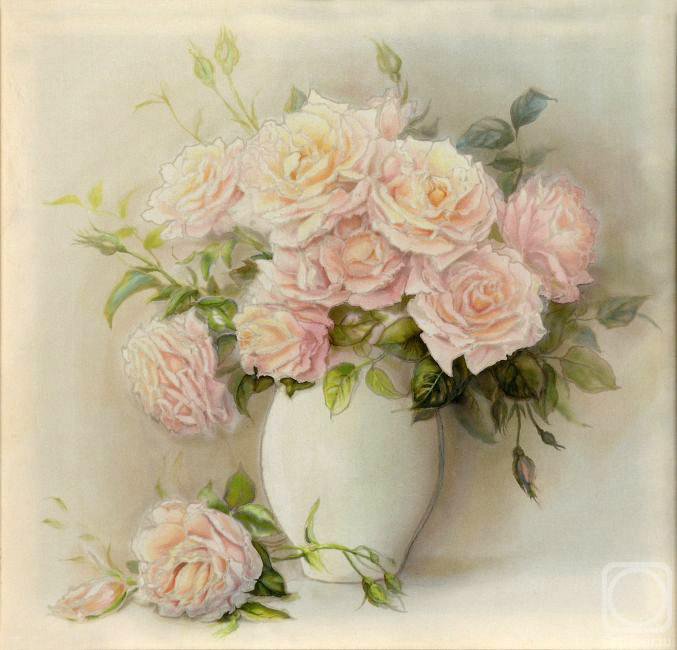 №197603 - розы, рисунки на батике - оригинал