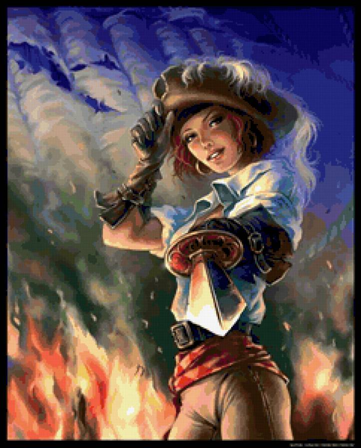 мушкетерка - женщина - предпросмотр