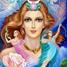 Схема вышивки «Артемида»