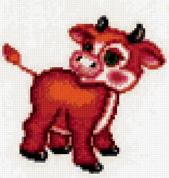 Бычок - бык, животные - предпросмотр