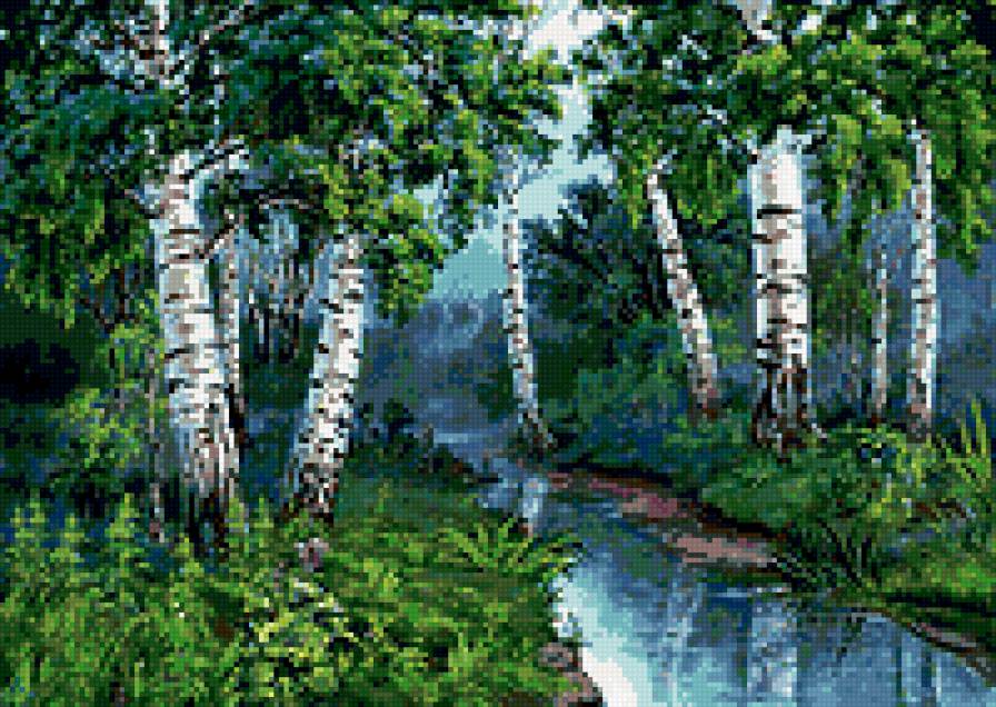 березовая роща - предпросмотр