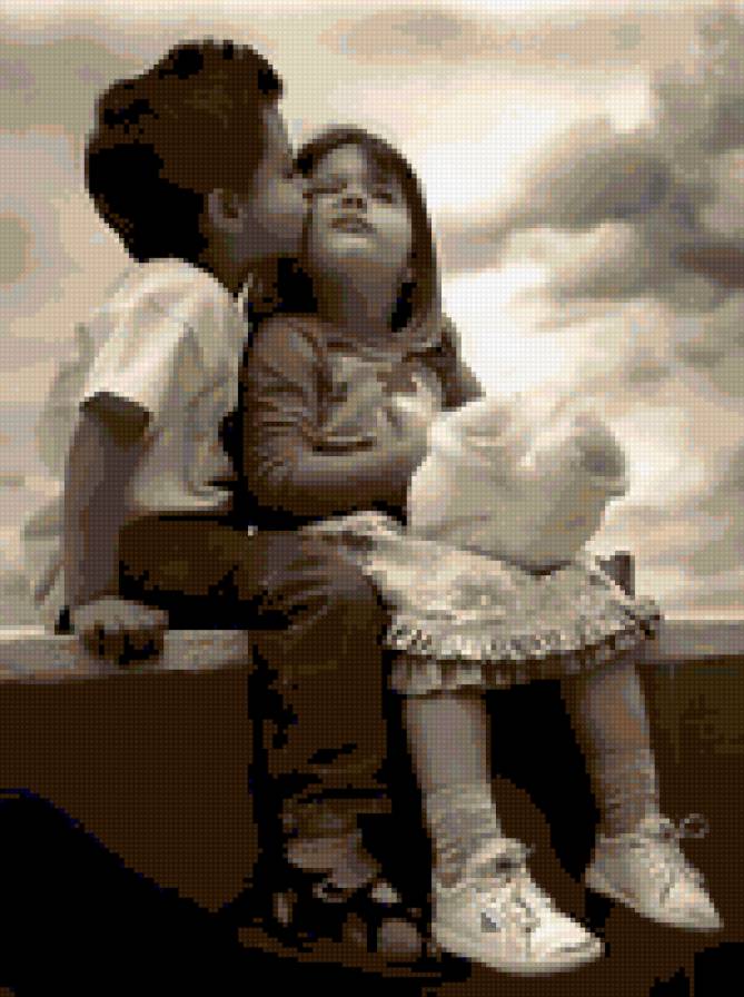 первый поцелуй - дети - предпросмотр