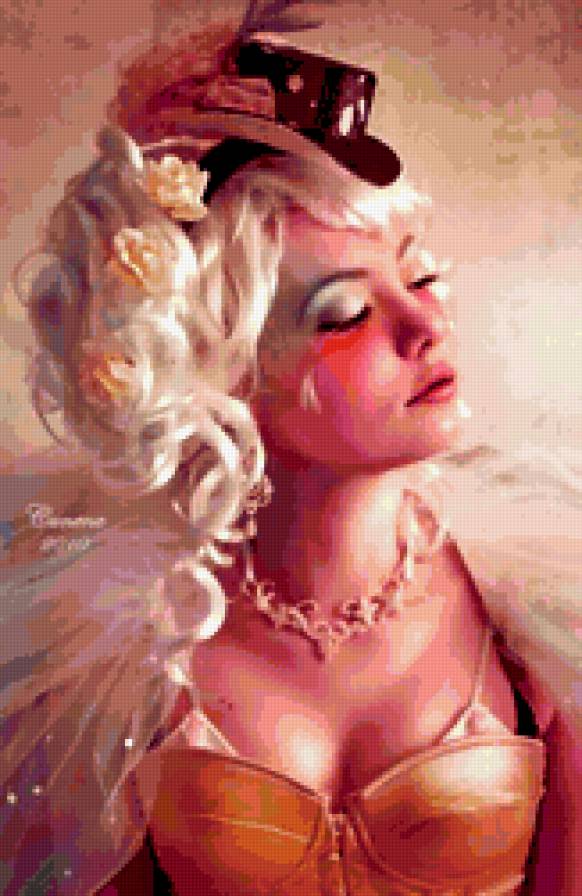 помпадур - женщина - предпросмотр