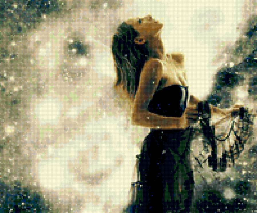 звездопад - женщина - предпросмотр