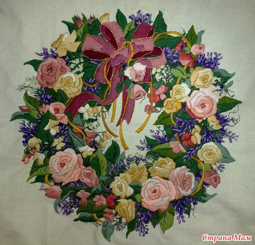 венок - подушка, венок, оберег - оригинал