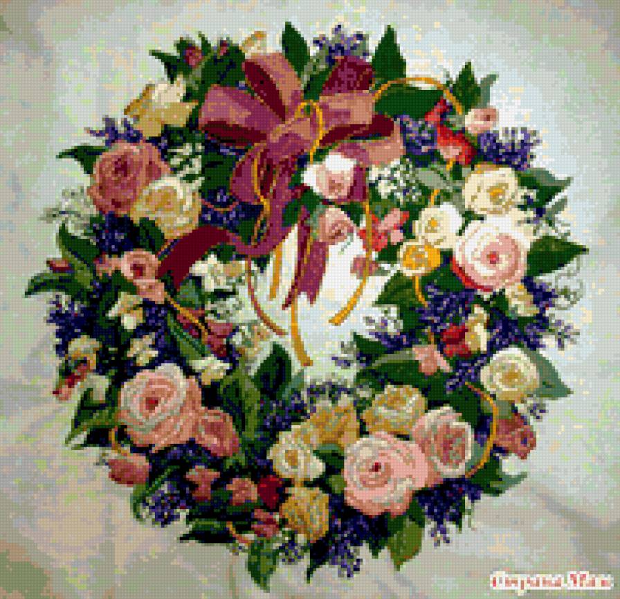 венок - венок, подушка, оберег - предпросмотр