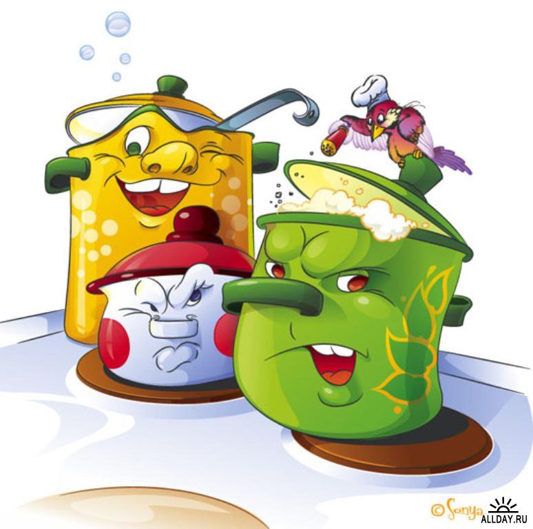весёлые кастрюльки - оригинал