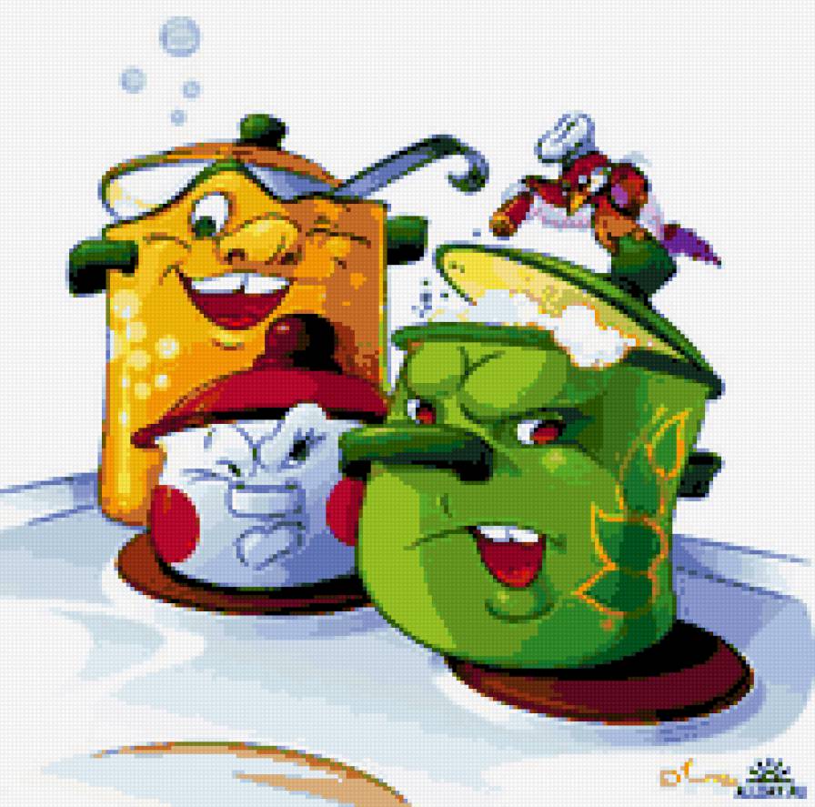 весёлые кастрюльки - предпросмотр