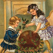 Схема вышивки «дети»