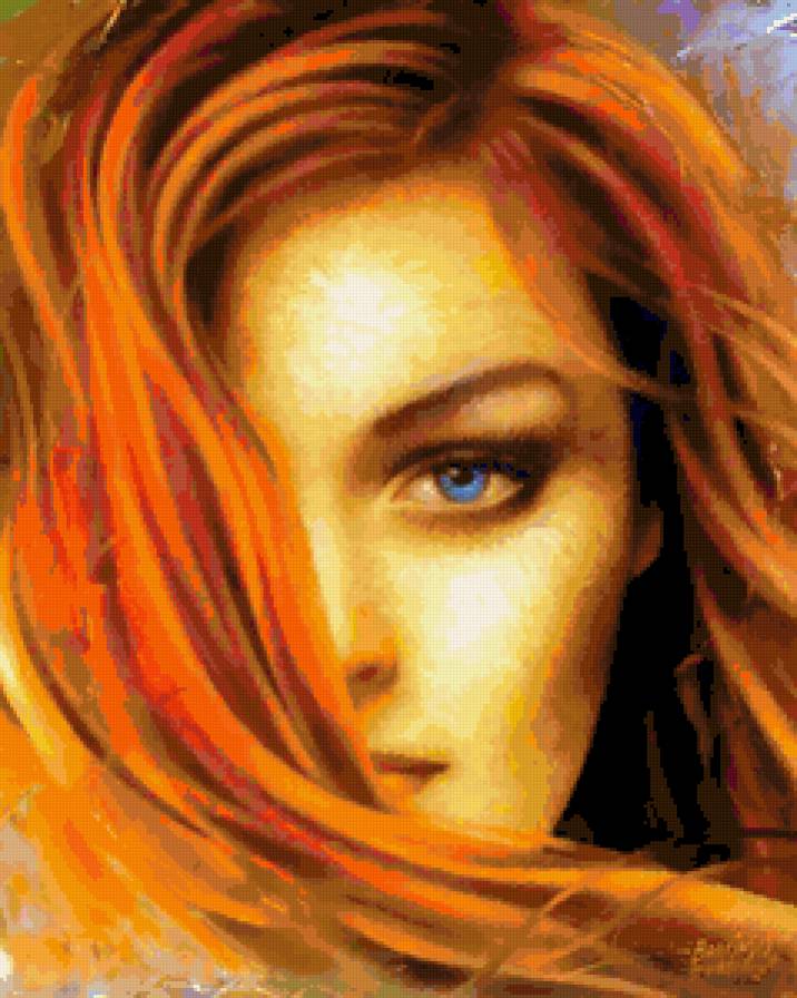 Артур Брагинский - - девушка, глаза, взгляд, брагинский, женщина, живопись, картина - предпросмотр