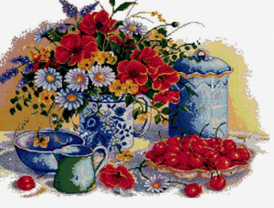 №198936 - ваза, цветы, для кухни - предпросмотр