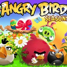 Схема вышивки «Angry Birds»