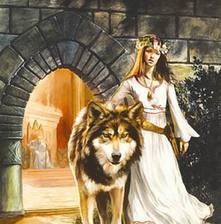 Оригинал схемы вышивки «с волком» (№199095)