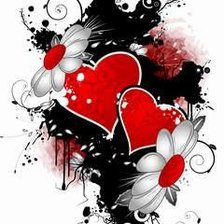 Схема вышивки «ромашки»