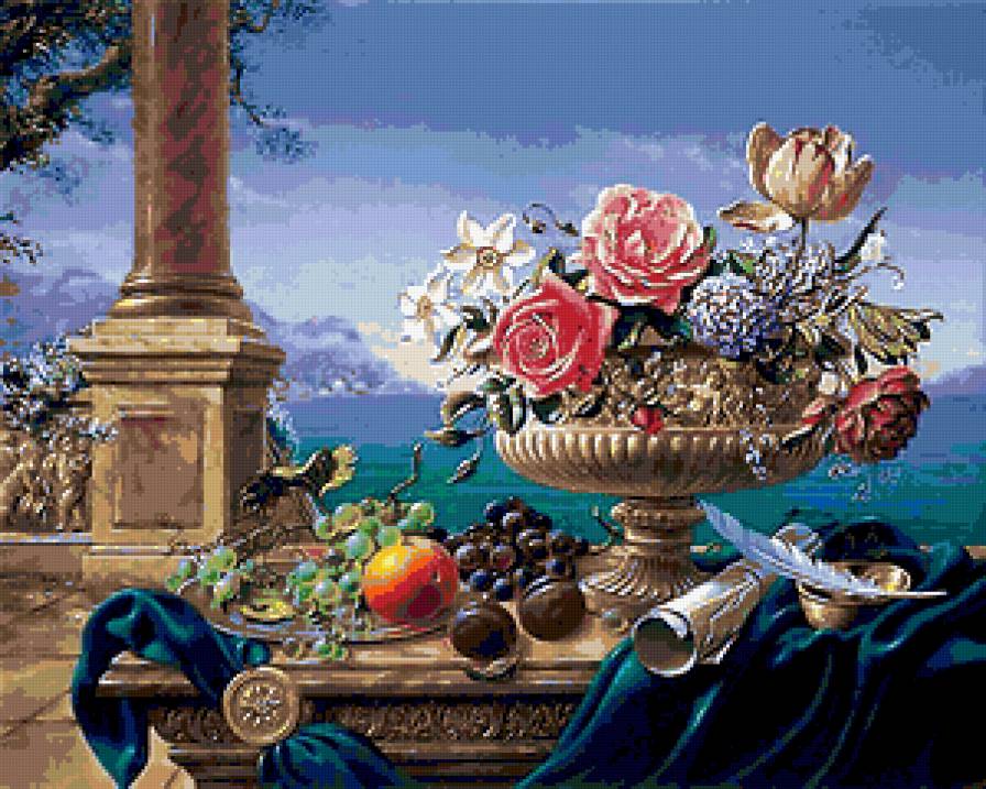 натюрморт - натюрморт фрукты - предпросмотр