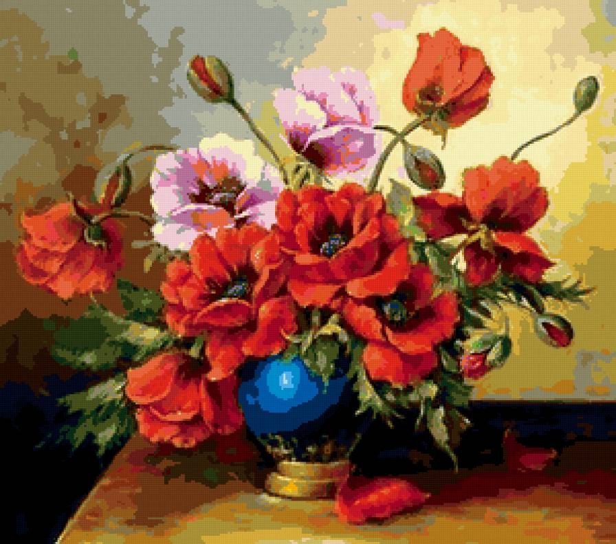 маки - маки, букет, цветы - предпросмотр