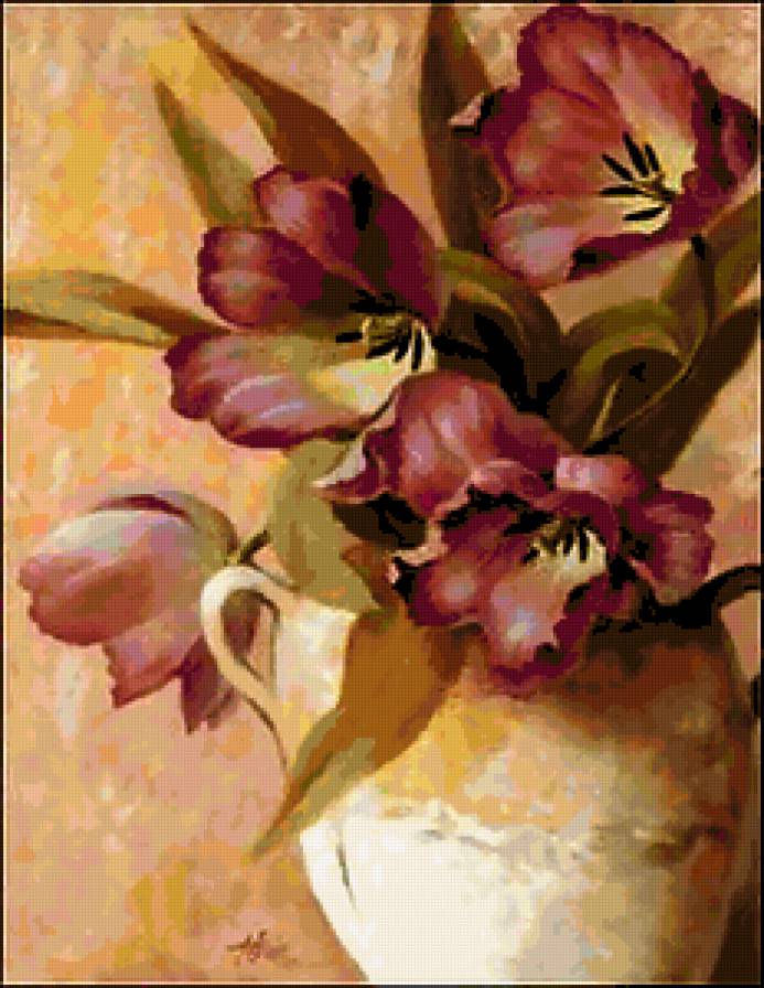 Тюльпаны - цветы, букет, тюльпаны - предпросмотр