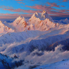 Схема вышивки «На восходе солнца»