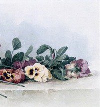 Схема вышивки «Прекрасные цветы от Лонгре 5. Фрагмент 4»